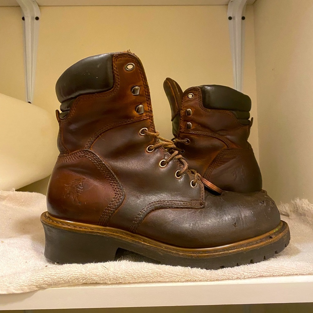 Chippewa IQ steel toe logger boot